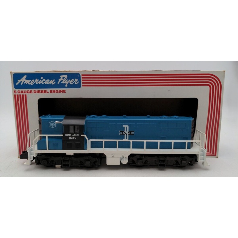 American Flyer 4-8350 S Gauge Boston & Maine GP-7 Diesel Locomotive EX/Box