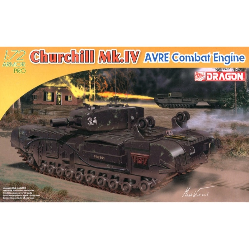 Dragon 7521 1/72 Churchill Mk.IV AVRE