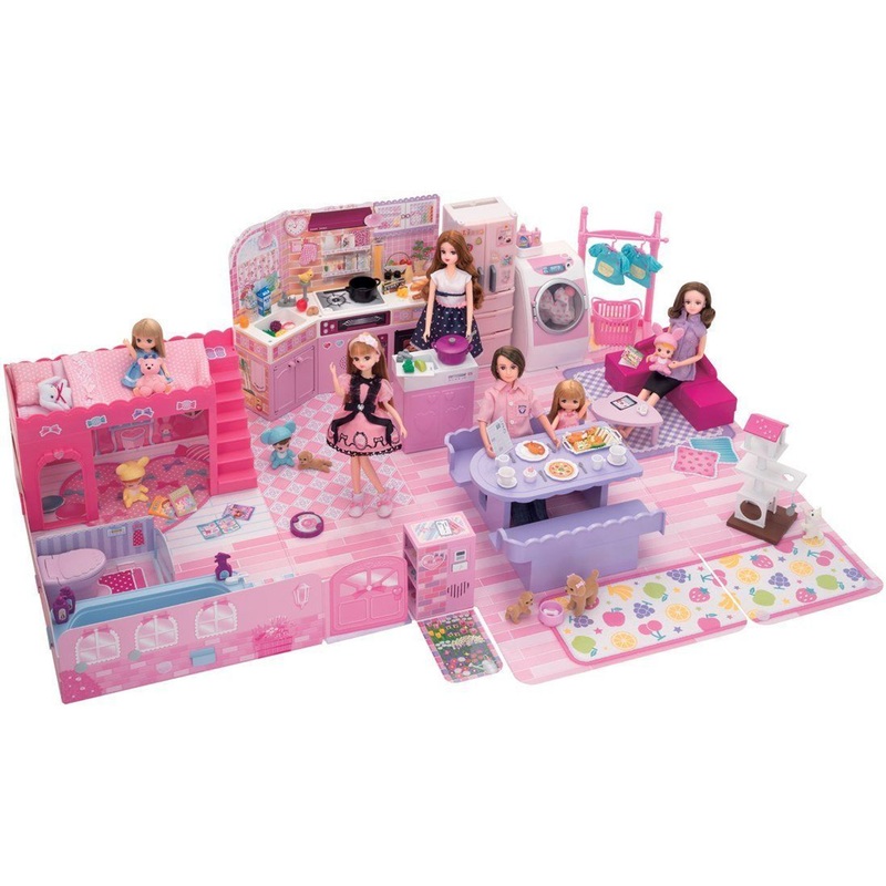 Takara Tomy Licca Doll Large Mansion (Chaim de Pinpon Yuttarisan) (853152)
