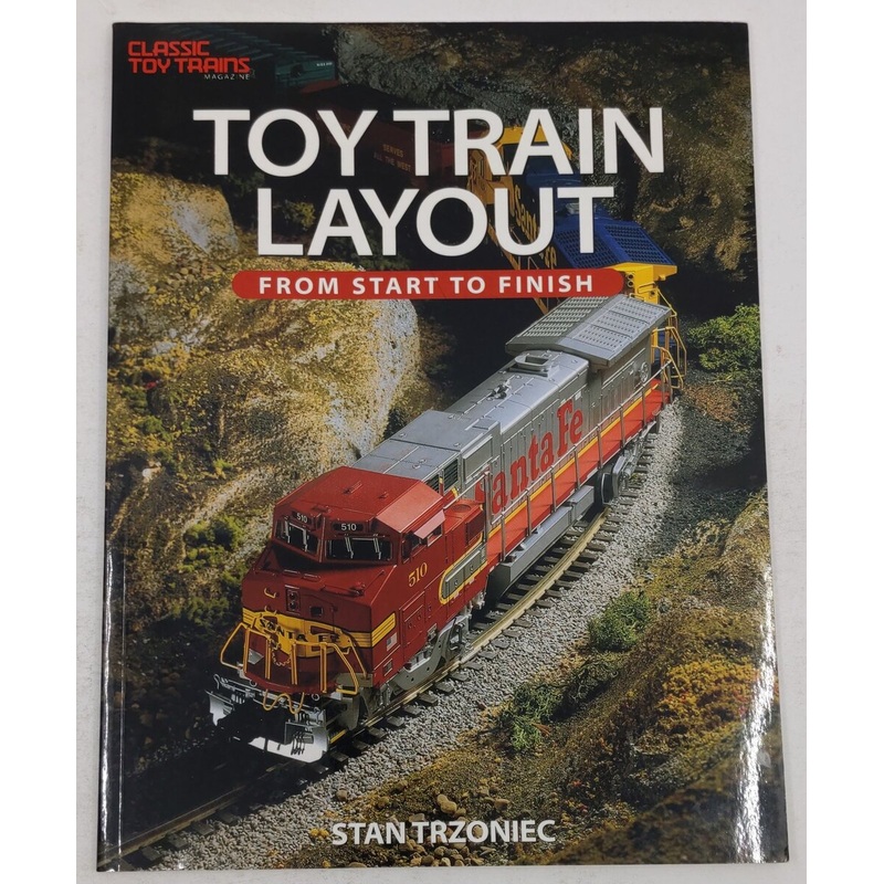 Toy Train Layout from Start to Finish Paperback Book By Stan Trzoniec EX