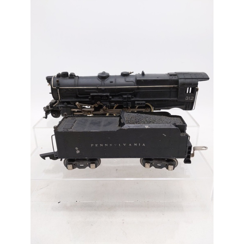 American Flyer 312 Vintage S PRR 4-6-2 K5 Atlantic Steam Locomotive & Tender VG