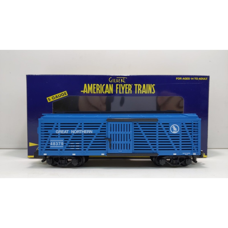 American Flyer 6-48379 S Gauge Great Northern Stock Car EX/Box