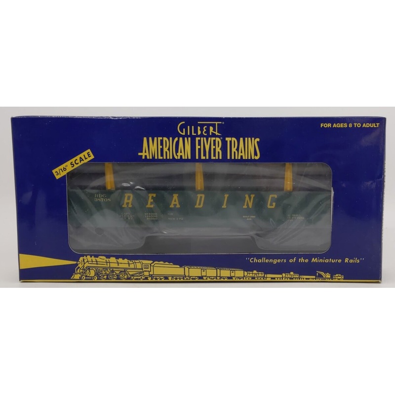 American Flyer 6-48526 S Scale Reading Gondola With Pipes Load #38708 EX/Box