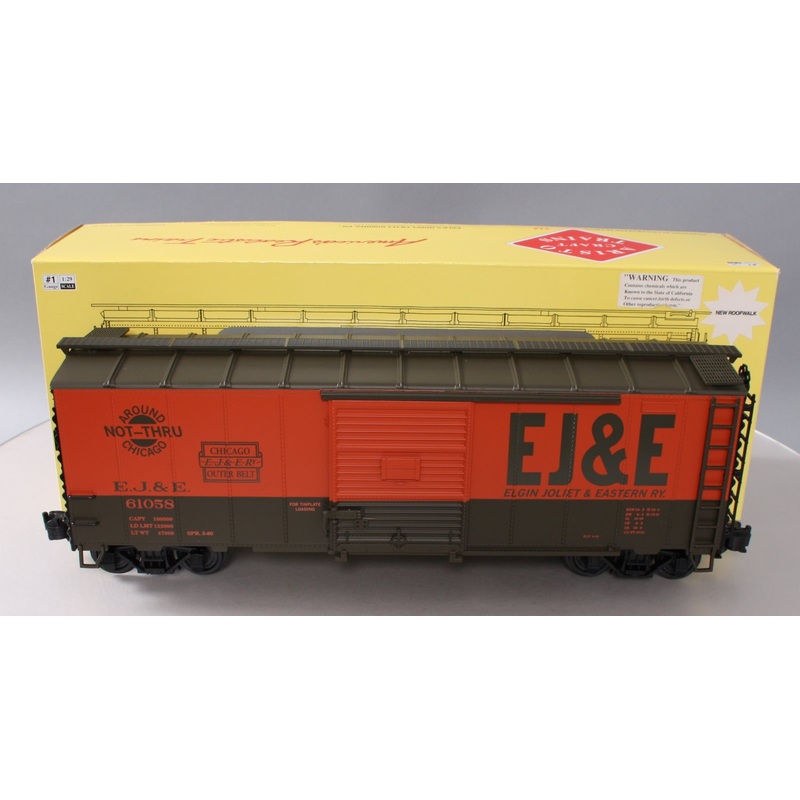 Aristo-Craft 46089 G Scale RARE Elgin Joliet & Eastern Special Run Boxcar EX/Box