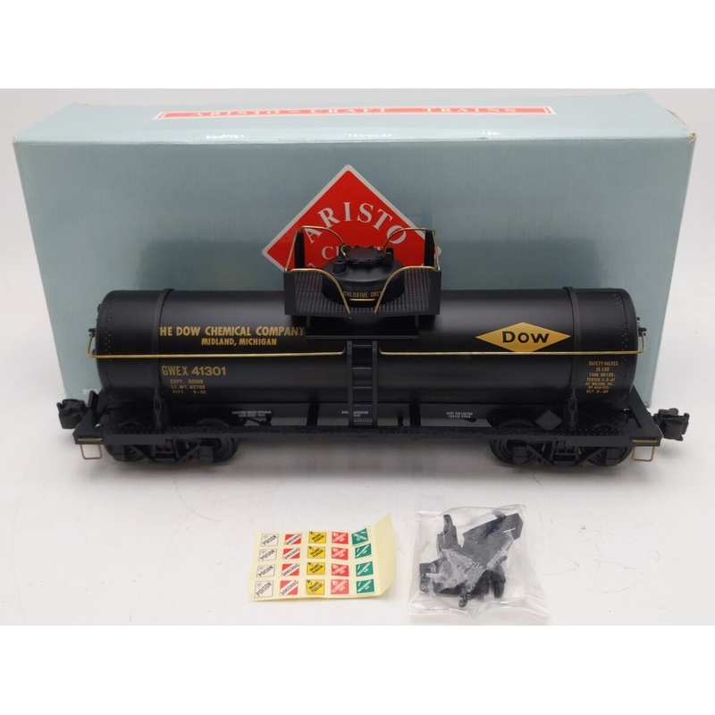Aristo-Craft ART-41301 G Scale GWEX Dow Chemical Company Single Dome Tank Car EX/Box