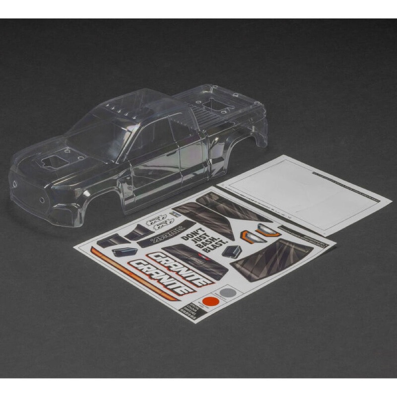 Arrma ARA-1620 Granite V4 4X4 Clear Body