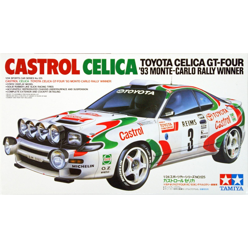 Tamiya 24125 Castrol Celica 1/24 Scale Kit