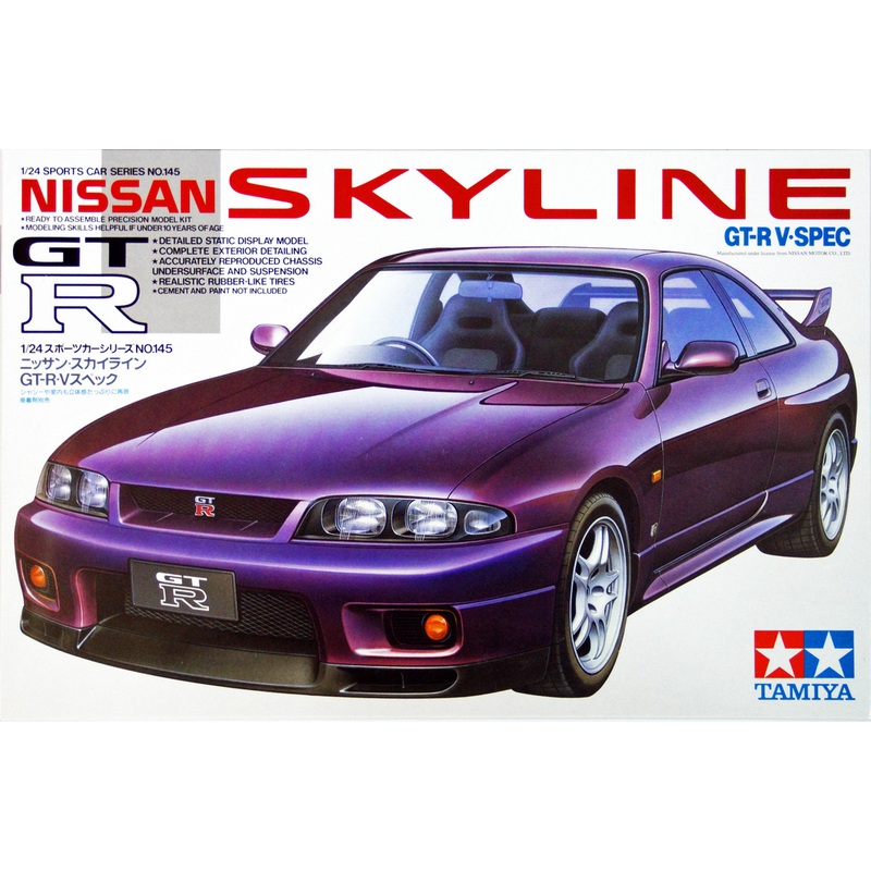Tamiya 24145 Nissan Skyline GT-R V.Spec 1/24 Scale Kit