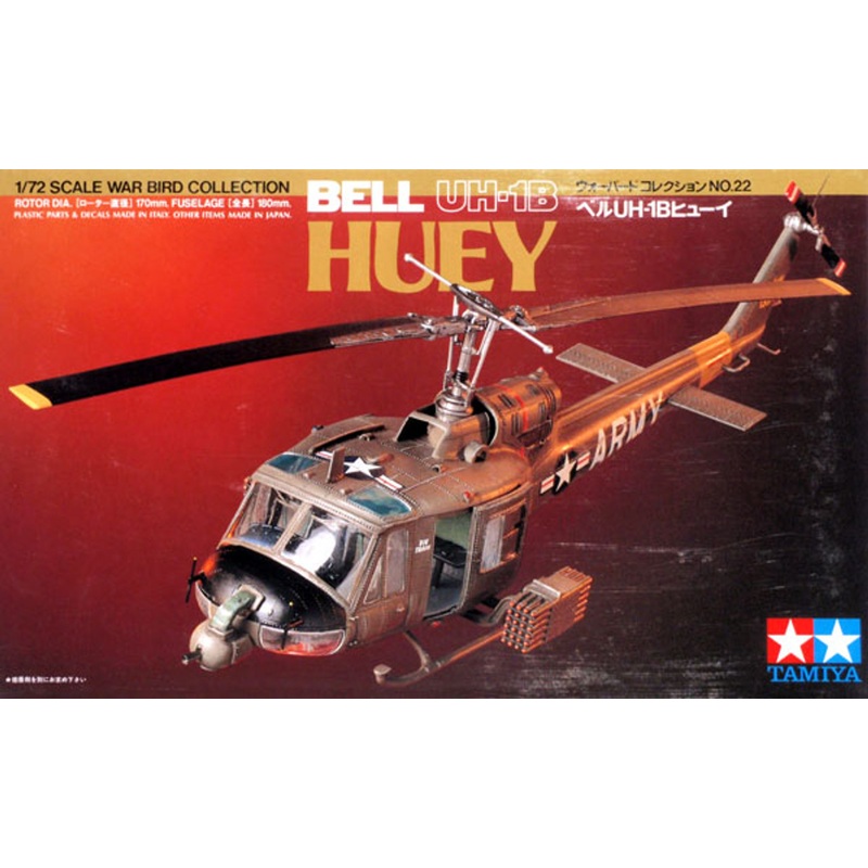 Tamiya 60722 BELL UH-1B HUEY 1/72 Kit