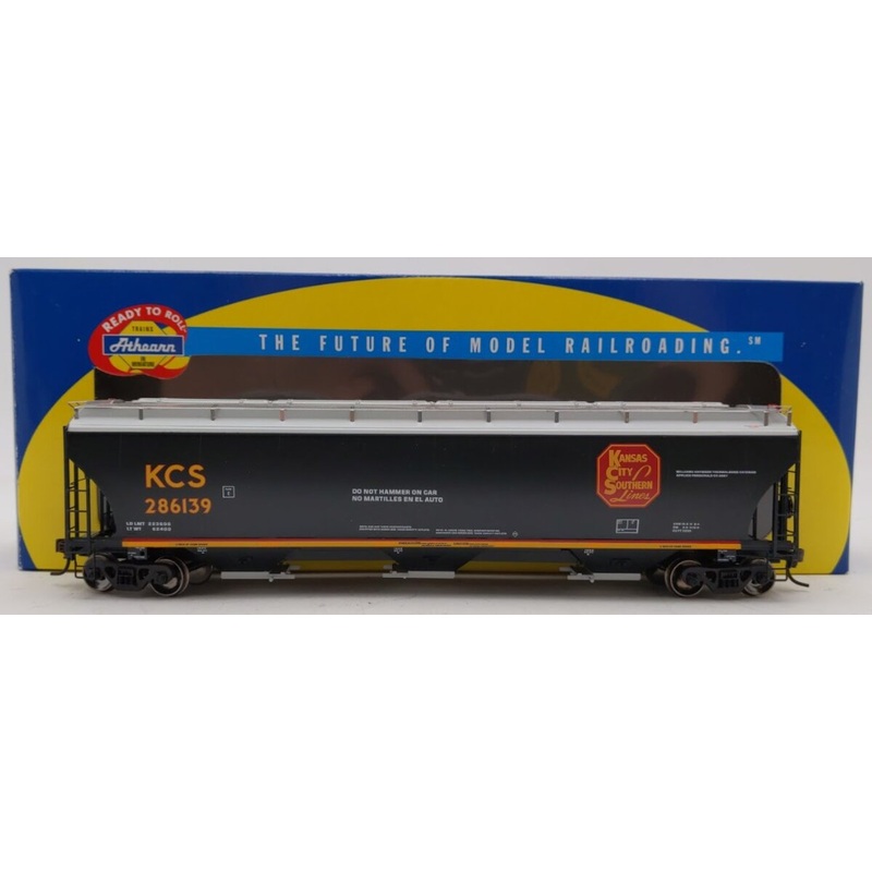 Athearn 95996 HO Scale Kansas City Southern Covered Hopper #286139 LN/Box
