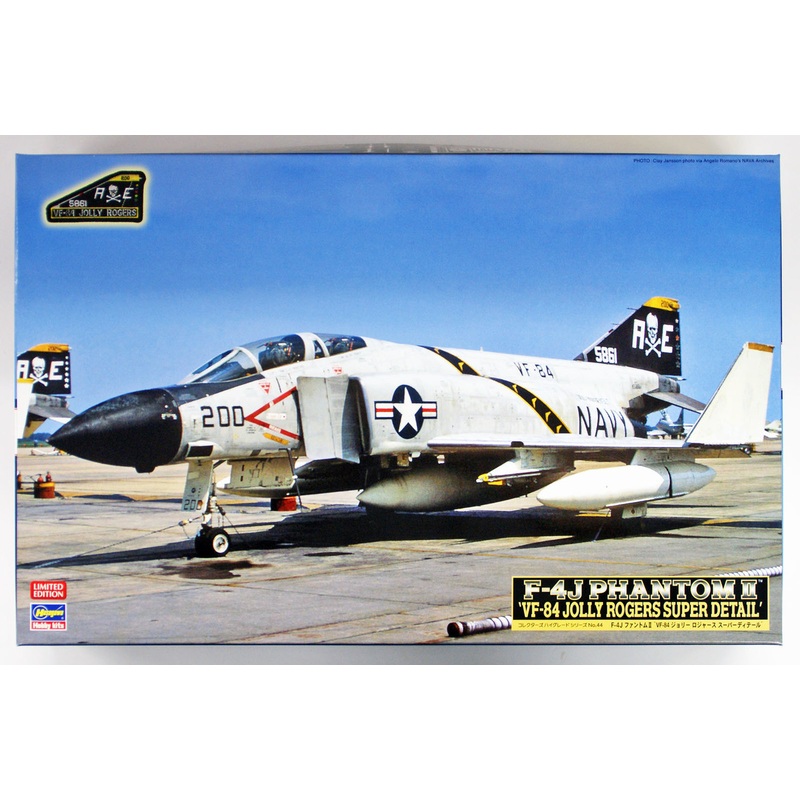 Hasegawa CH44 F-4J Phantom II VF-84 Jolly Rogers Super Details 1/48 Scale Kit