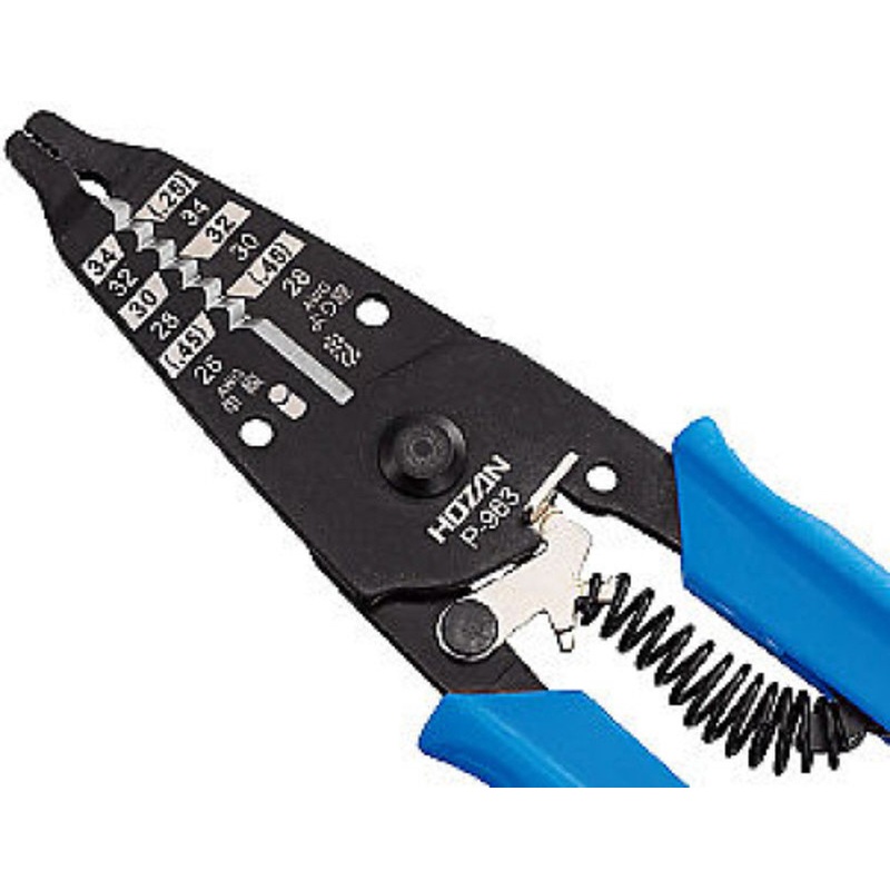 Hozan P-968 WIRE STRIPPERS for AWG size wires
