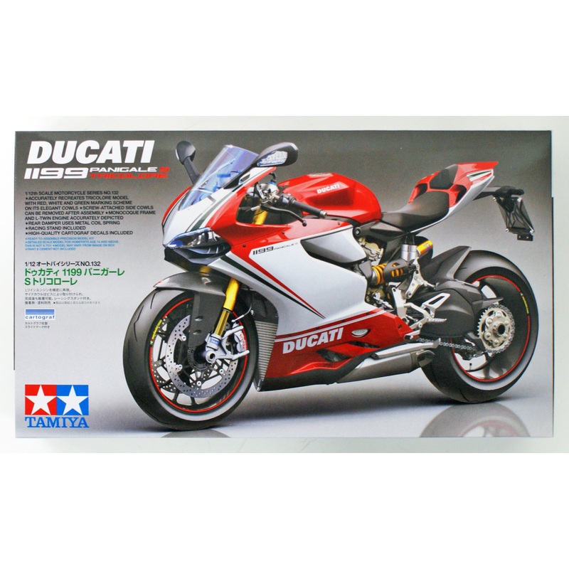 Tamiya 14132 Ducati 1199 Panigale S Tricolore 1/12 Scale Kit