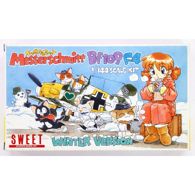 Sweet 13 Messerschmitt Bf109 F-4 Winter Version 1/144 Scale Kit NZA