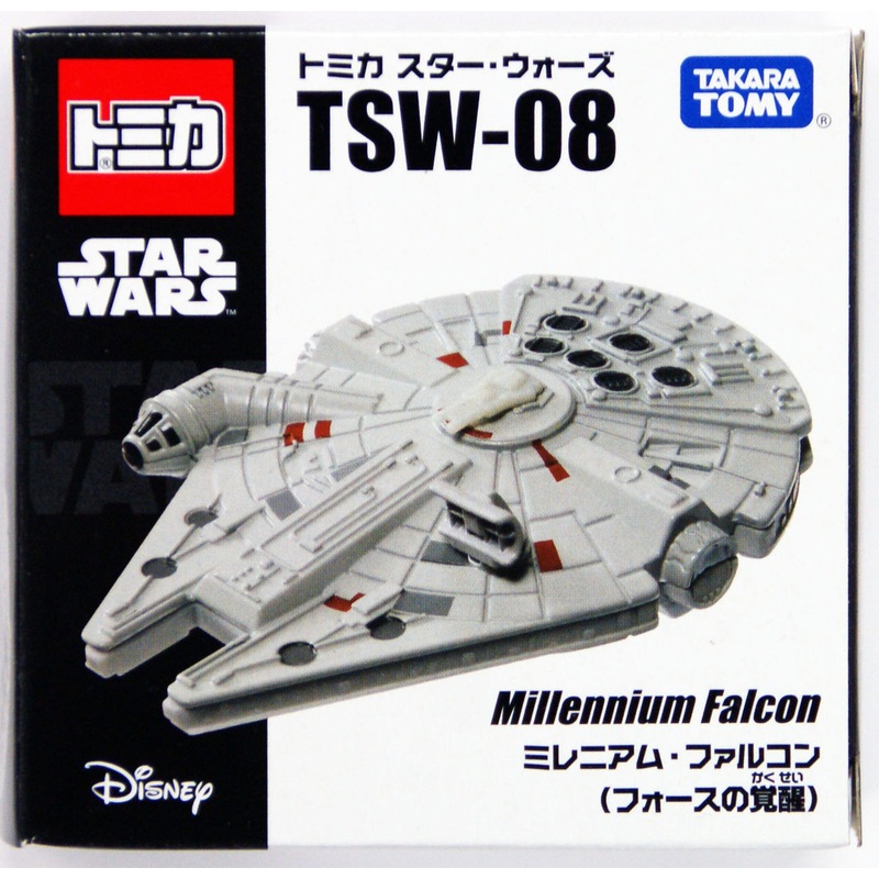 Takara Tomy Tomica TSW-08 Disney Star Wars Millennium Falcon Force Awakens 842781
