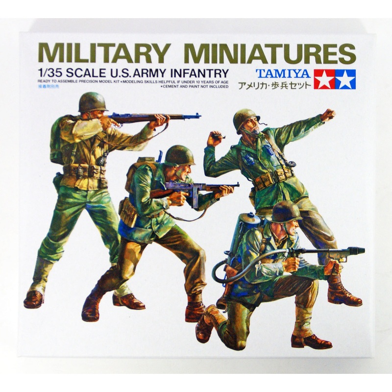 Tamiya 35013 Military Miniatures US Army Infantry 1/35 scale kit
