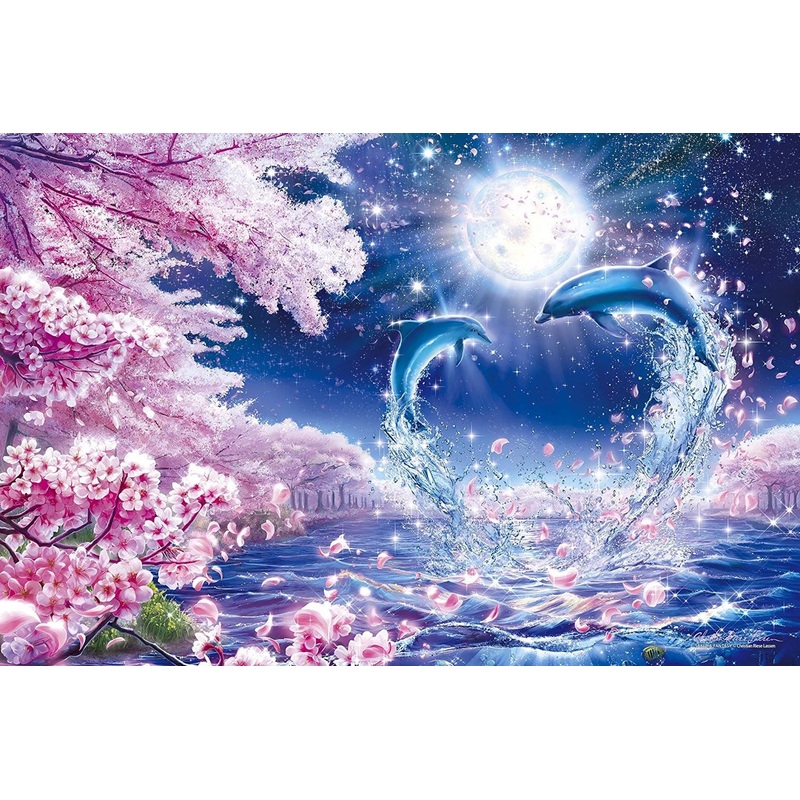 Epoch Jigsaw Puzzle 23-712 Lassen Sakura Cherry Blossom Fantasy (2016 S-Pieces)