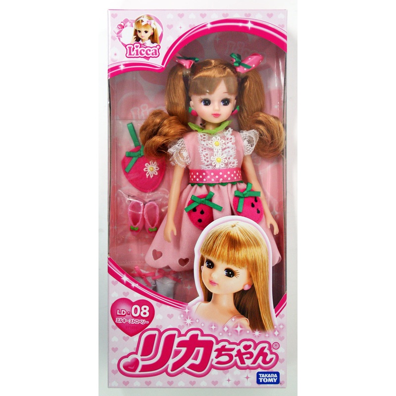 Takara Tomy Licca Doll LD-08 Milky Strawberry (971658)