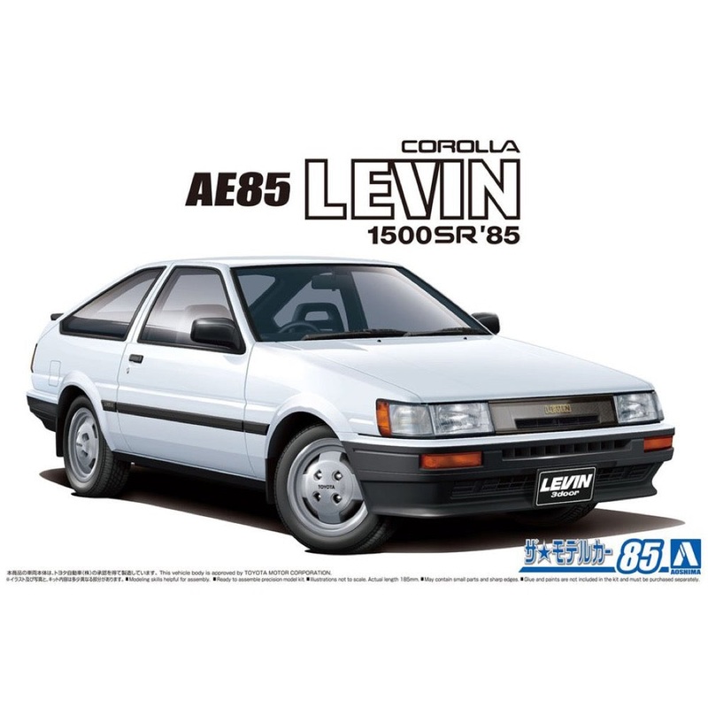 Aoshima A005968 1/24 Toyota AE85 Corolla Levin 1500SR ’85