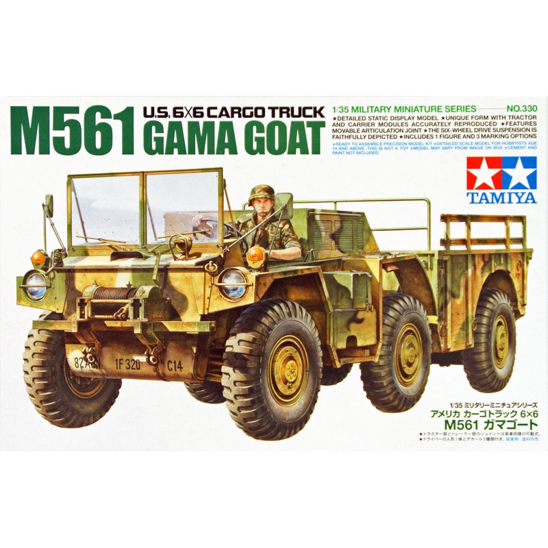 Tamiya 35330 US 6×6 Cargo Truck M561 GAMA GOAT 1/35 Scale Kit
