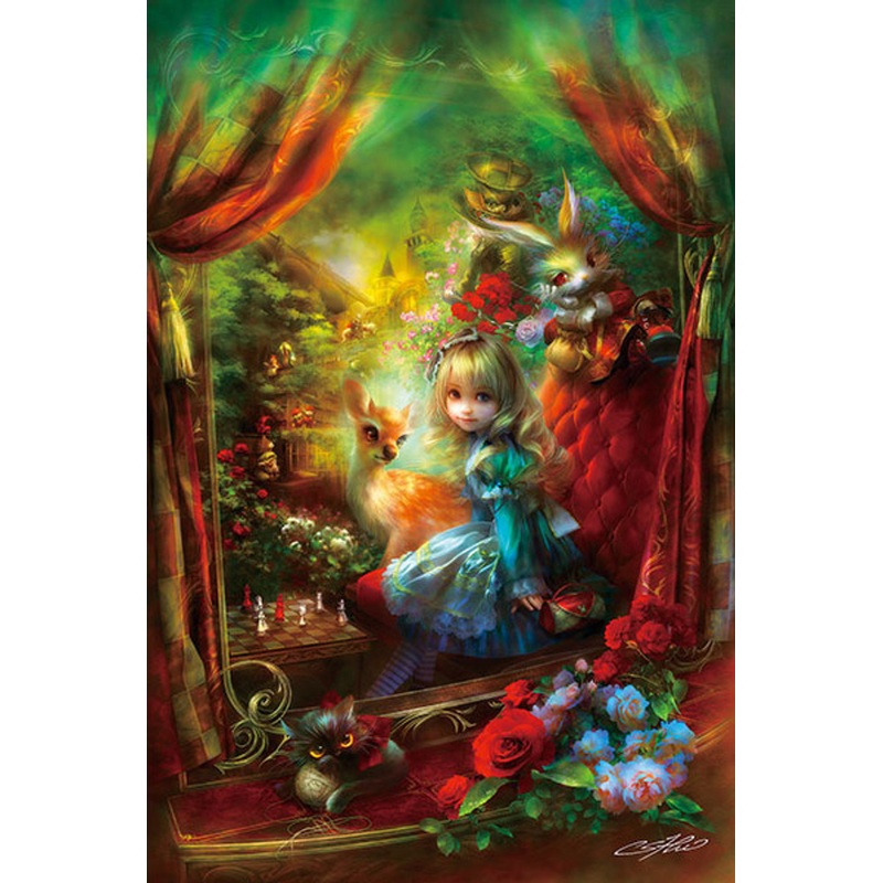 APPLEOne Jigsaw Puzzle 300-330 SHU Alice Locomotion (300 Pieces)