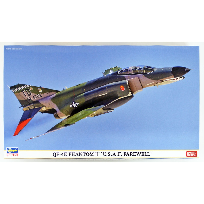 Hasegawa 02238 QF-4E Phantom II U.S.A.F. Farewell 1/72 Scale Kit