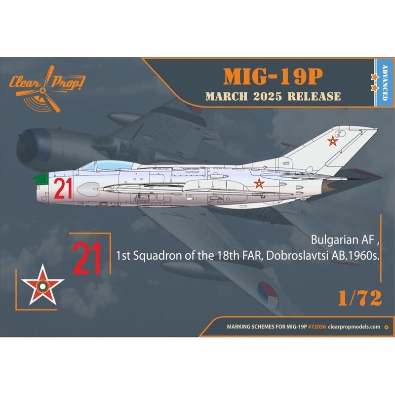 Clear Prop 72056 1/72 MiG-19P