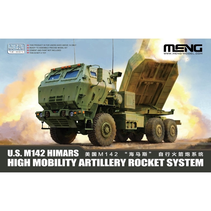 Meng 72-004 1/72 U.S. M142 HIMARS High Mobility Artillery Rocket System