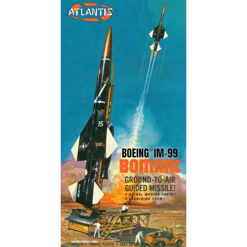 Atlantis Models 1806 1/56 Boeing IM-99 Bomarc Missile with Launch Platform
