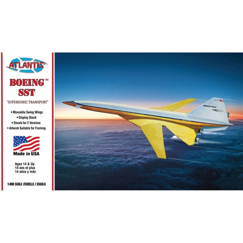 Atlantis Models 6815 1/400 Boeing SST Supersonic Transport