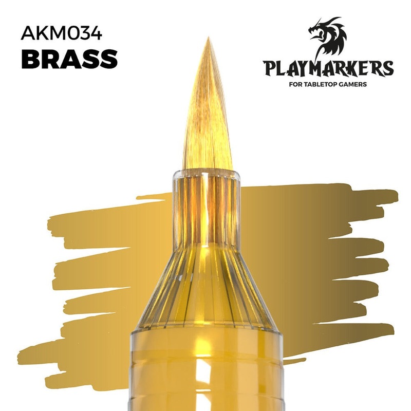 AK Interactive Playmarkers Brass Acrylic Paint Marker