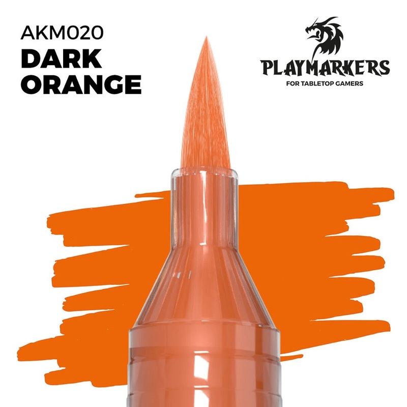 AK Interactive Playmarkers Dark Orange Acrylic Paint Marker