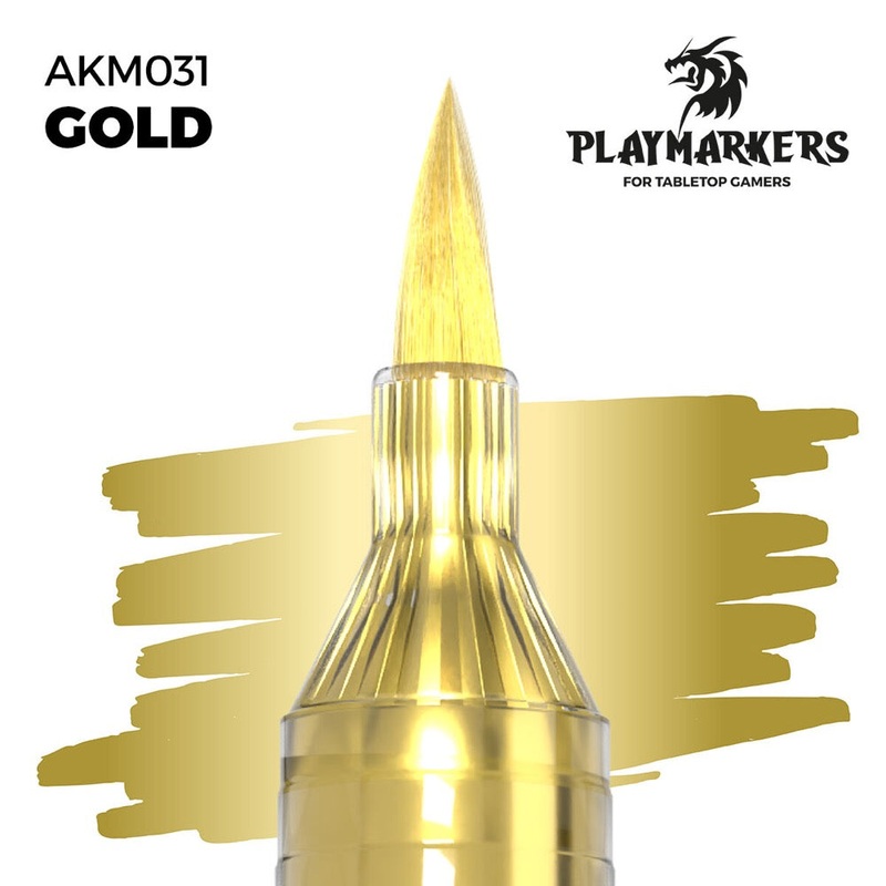 AK Interactive Playmarkers Gold Acrylic Paint Marker