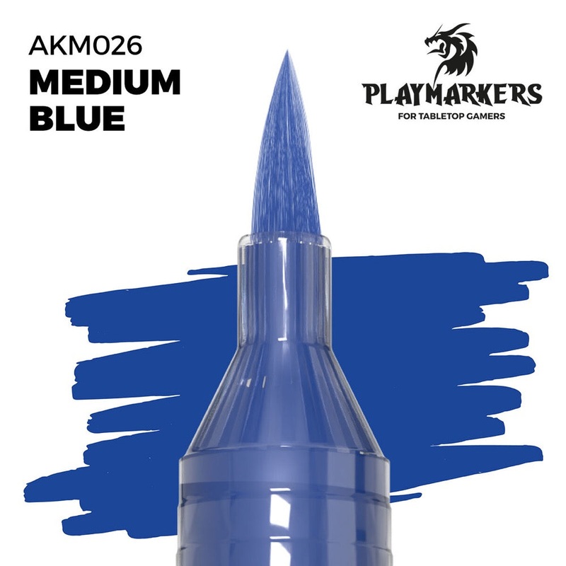 AK Interactive Playmarkers Medium Blue Acrylic Paint Marker