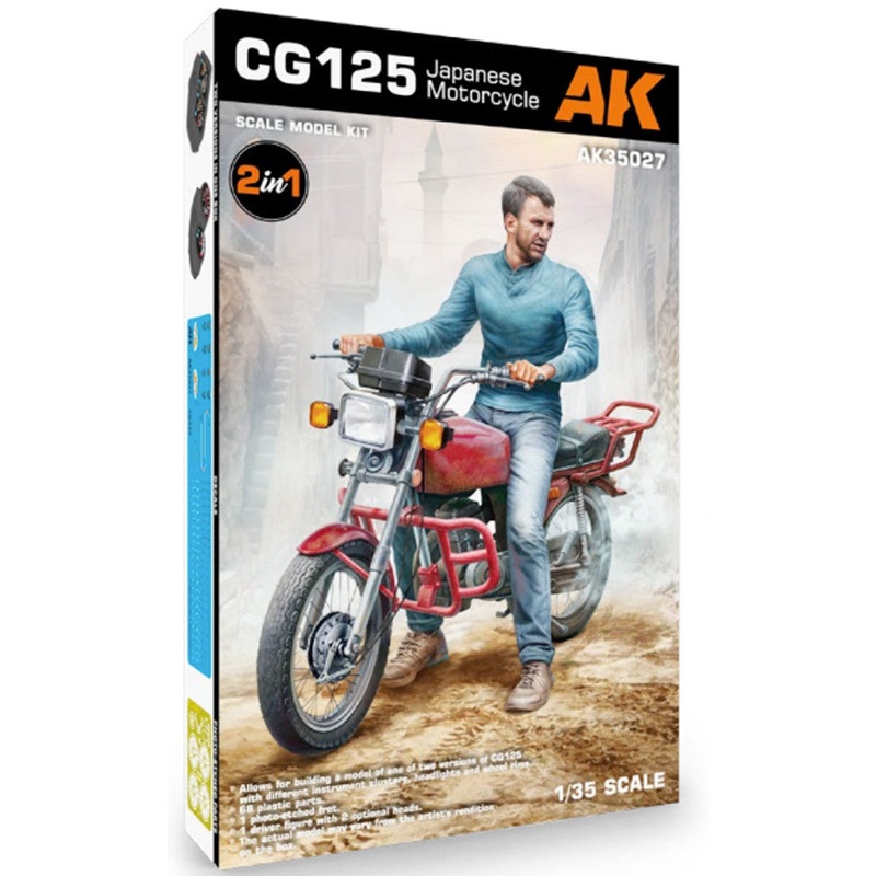 Ak Interactive 35027 1/35 CG125 Japanese Motorcycle