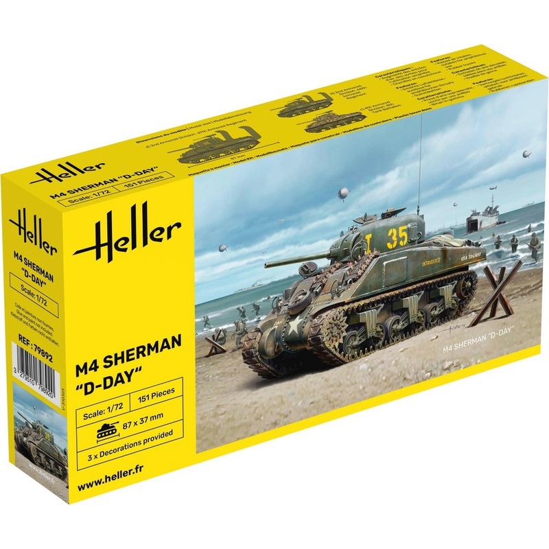 Heller HLL79892 1/72 M4 Sherman D-Day
