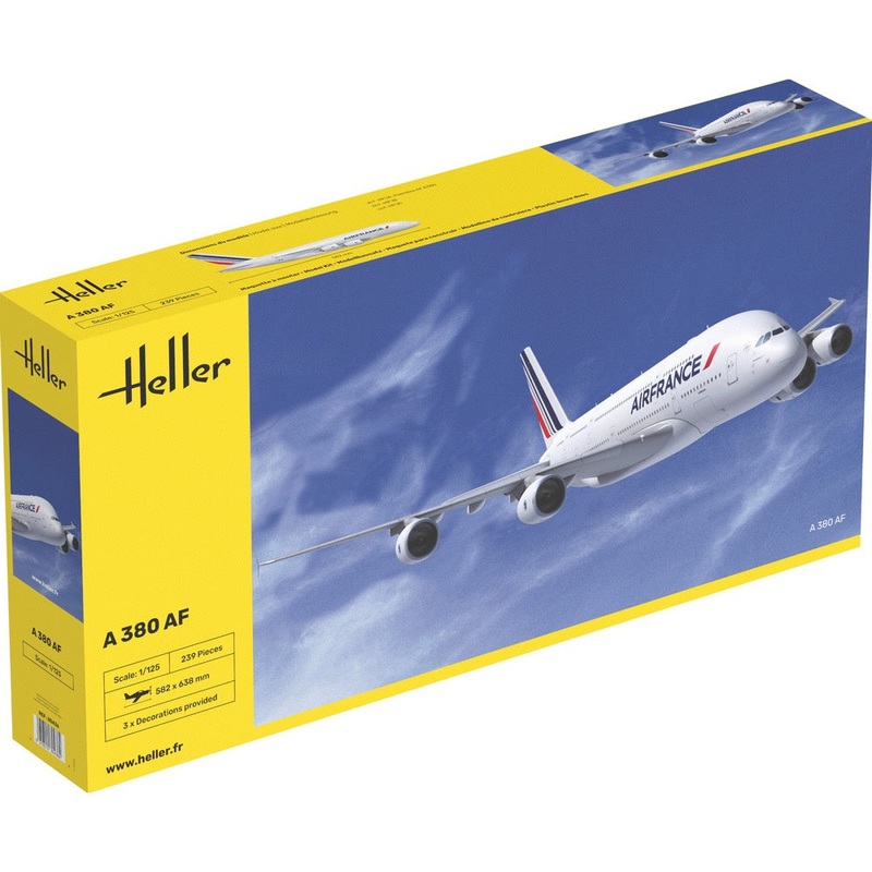 Heller HLL80436 1/125 Airbus A380 Air France