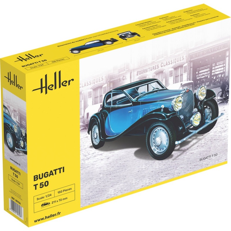 Heller HLL80706 1/24 Bugatti T 50