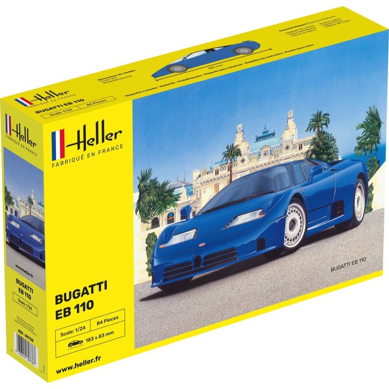 Heller HLL80738 1/24 Bugatti EB 110