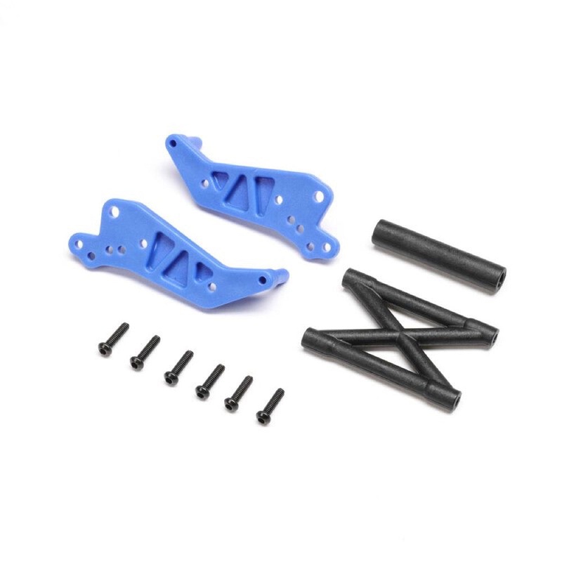 Losi LOS211046 Wheelie Bar Set Blue Mini LMT