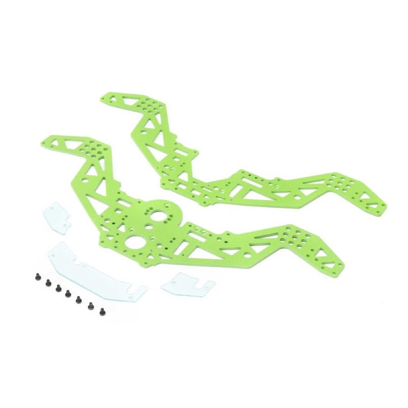Losi LOS211052 Chassis Plate Set Green Mini LMT