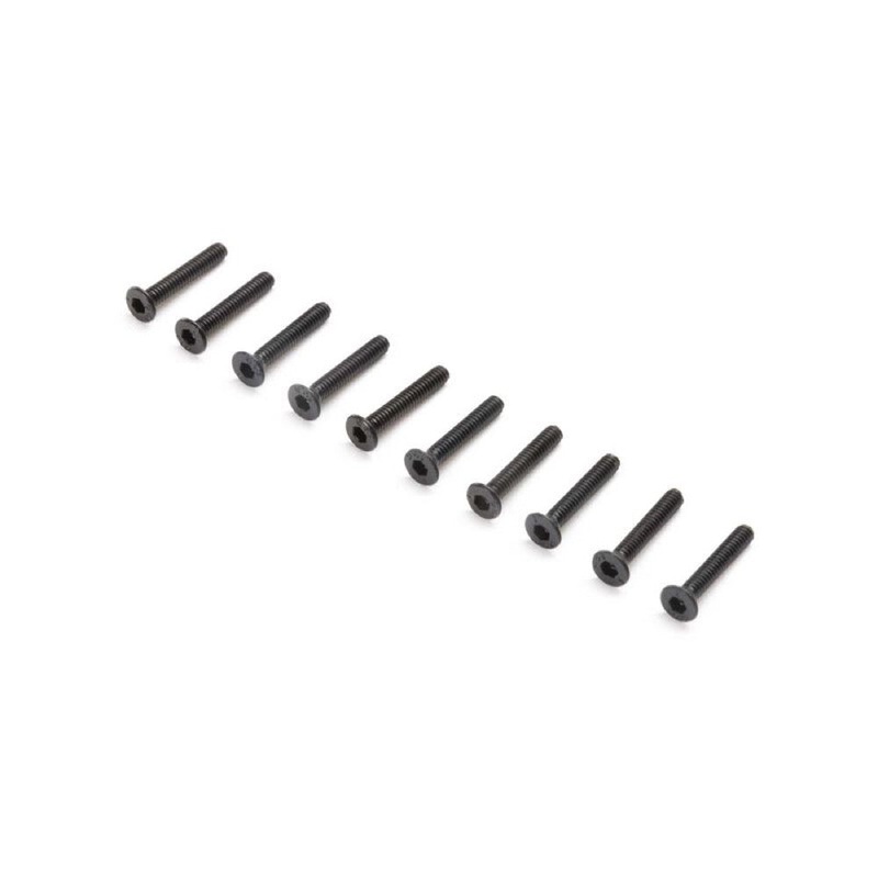 Losi LOS215003 M2x12mm Flat Head Screws 10pcs