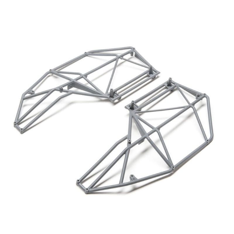 Losi LOS230039 Roll Cage Side Left & Right Gray Rock Rey