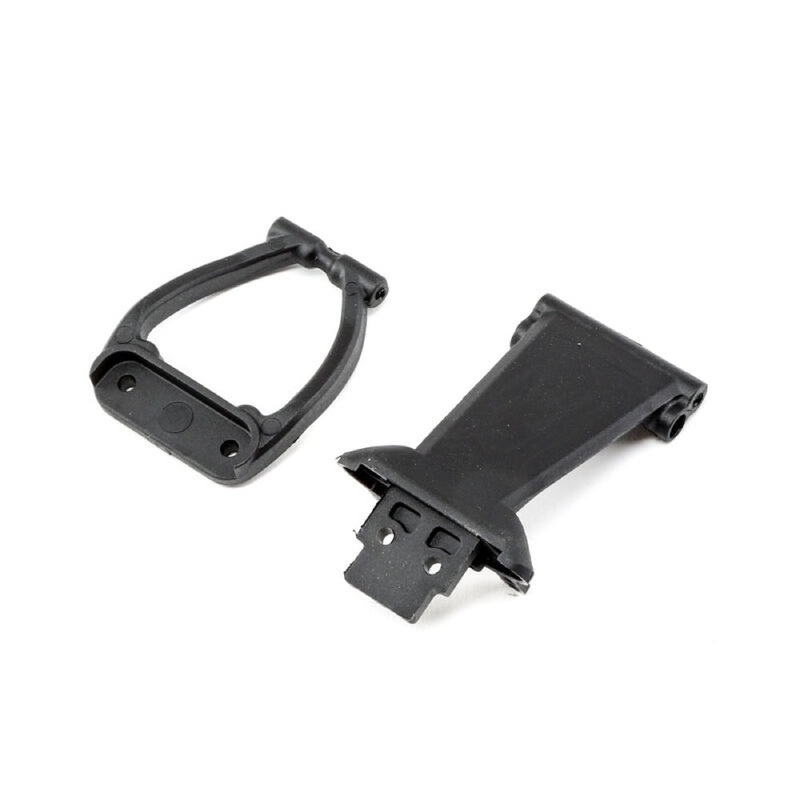 Losi LOS231021 Front Bumper/Skid Plate & Support – Rock Rey