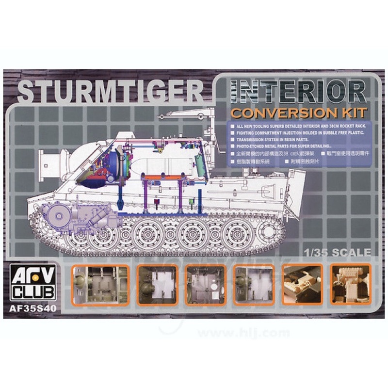 AFV 35S40 1/35 Sturmtiger Interior Conversion Kit