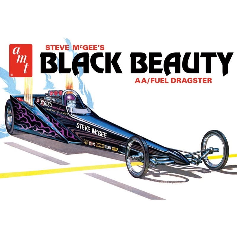 AMT 1214 1/25 Steve McGee Black Beauty Wedge Dragster