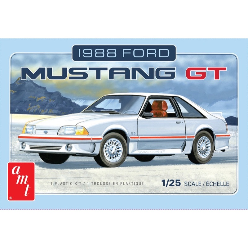 AMT 1216M 1/25 1988 Ford Mustang 2T