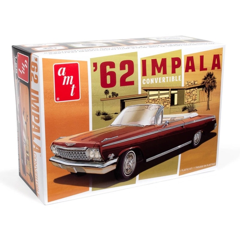 AMT 1355 1/25 1962 Chevy Impala Convertible