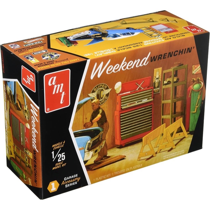 AMT PP015M 1/25 Garage Accessory Set No.1 Weekend Wrenchin’