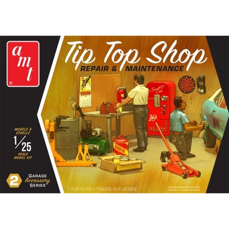 AMT PP016M 1/25 Garage Accessory Set No.2 Tip Top Shop
